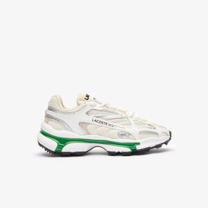 Lacoste Cream and Green Athletic Shoes L003 2K24